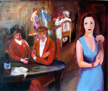 moca de azul-50x60